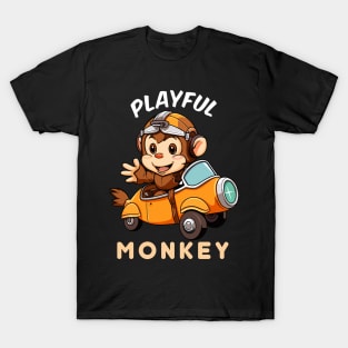 Playful Monkey T-Shirt